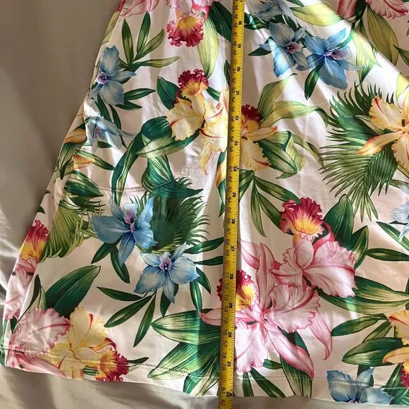 Tommy Bahama Women’s Orchid Garden V‑Neck Spa Sleeveless Dress Floral size XS - Picture 5 of 6